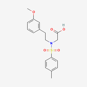 [[2-(3-Methoxy-phenyl)-ethyl]-(toluene-4-sulfonyl)-amino]-acetic acid