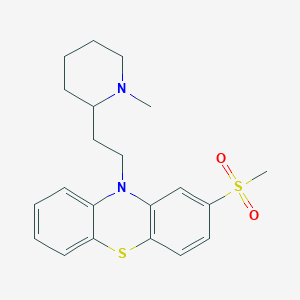 molecular formula C21H26N2O2S2 B028238 Sulforidazine CAS No. 14759-06-9