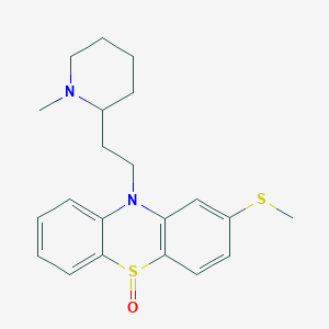 molecular formula C21H26N2OS2 B028239 Thioridazine 5-Sulfoxide CAS No. 7776-05-8