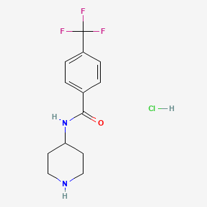 N-(Piperidin-4-yl)-4-(trifluoromethyl)benzamide hydrochloride