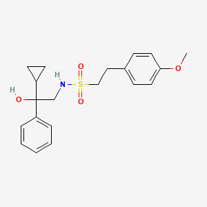N-(2-cyclopropyl-2-hydroxy-2-phenylethyl)-2-(4-methoxyphenyl)ethanesulfonamide