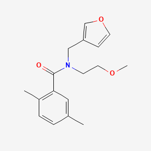 N-(furan-3-ylmethyl)-N-(2-methoxyethyl)-2,5-dimethylbenzamide