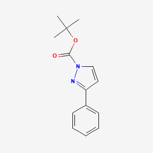 Tert-butyl 3-phenylpyrazole-1-carboxylate