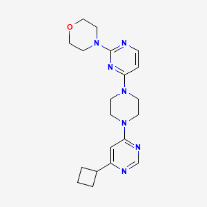 4-{4-[4-(6-Cyclobutylpyrimidin-4-yl)piperazin-1-yl]pyrimidin-2-yl}morpholine
