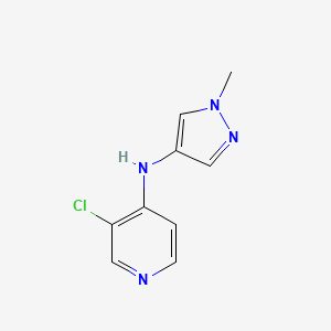3-Chloro-N-(1-methylpyrazol-4-yl)pyridin-4-amine