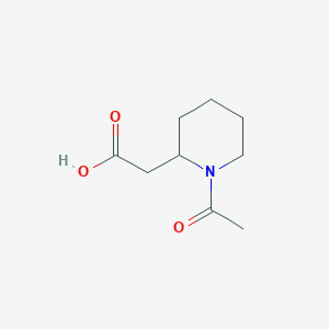 molecular formula C9H15NO3 B2824005 1-Acetyl-2-piperidineacetic Acid CAS No. 118664-99-6; 25393-20-8