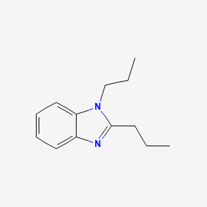 molecular formula C13H18N2 B2824095 1,2-dipropyl-1H-1,3-benzodiazole CAS No. 476324-79-5