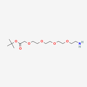 molecular formula C14H29NO6 B2824097 Amino-PEG4-C1-Boc 