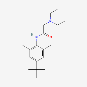 molecular formula C18H30N2O B2824195 N-(4-tert-butyl-2,6-dimethylphenyl)-2-(diethylamino)acetamide CAS No. 307343-17-5