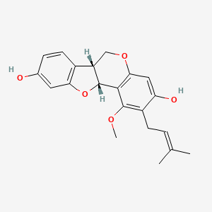molecular formula C21H22O5 B2824311 Edudiol CAS No. 63343-94-2