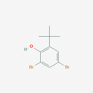 molecular formula C10H12Br2O B2824349 2,4-Dibromo-6-tert-butylphenol CAS No. 15460-12-5