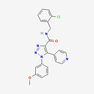 N-(2-chlorobenzyl)-1-(3-methoxyphenyl)-5-(pyridin-4-yl)-1H-1,2,3-triazole-4-carboxamide