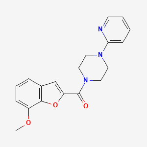 (7-Methoxy-1-benzofuran-2-yl)[4-(pyridin-2-yl)piperazin-1-yl]methanone