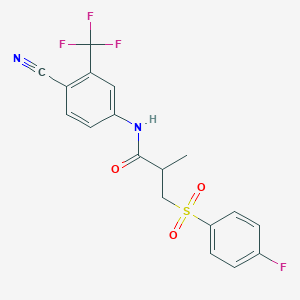 molecular formula C18H14F4N2O3S B028245 Deshydroxy Bicalutamide CAS No. 906008-94-4