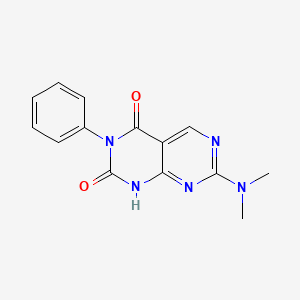 7-(dimethylamino)-3-phenylpyrimido[4,5-d]pyrimidine-2,4(1H,3H)-dione
