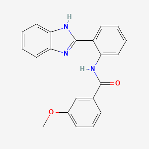 N-[2-(1H-benzimidazol-2-yl)phenyl]-3-methoxybenzamide
