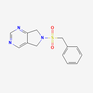 6-(benzylsulfonyl)-6,7-dihydro-5H-pyrrolo[3,4-d]pyrimidine