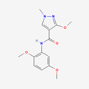 N-(2,5-dimethoxyphenyl)-3-methoxy-1-methyl-1H-pyrazole-4-carboxamide
