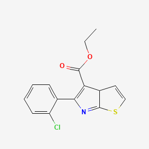 Ethyl 5-(2-chlorophenyl)-3aH-thieno[2,3-b]pyrrole-4-carboxylate