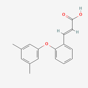 3-[2-(3,5-Dimethylphenoxy)phenyl]acrylic acid
