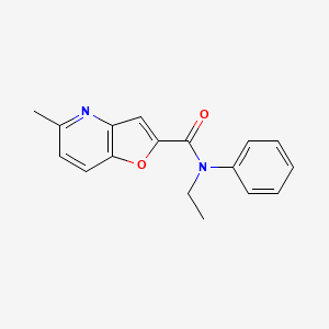 N-ethyl-5-methyl-N-phenylfuro[3,2-b]pyridine-2-carboxamide
