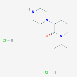 3-(Piperazin-1-yl)-1-(propan-2-yl)piperidin-2-one dihydrochloride