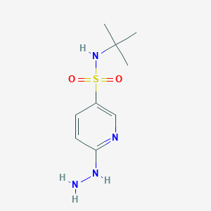 N-tert-butyl-6-hydrazinylpyridine-3-sulfonamide