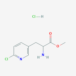 Methyl 2-amino-3-(6-chloropyridin-3-yl)propanoate hydrochloride