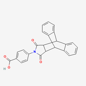 N-(4-Carboxyphenyl)-9,10-dihydro-9,10-ethanoanthracene-11,12-dicarboximide