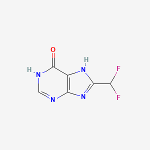 8-(Difluoromethyl)-1,7-dihydropurin-6-one
