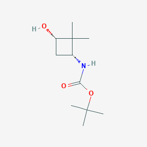 tert-Butyl (cis-3-hydroxy-2,2-dimethylcyclobutyl)carbamate