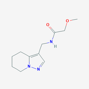 2-methoxy-N-((4,5,6,7-tetrahydropyrazolo[1,5-a]pyridin-3-yl)methyl)acetamide