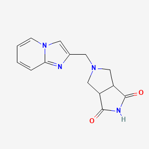 5-(Imidazo[1,2-a]pyridin-2-ylmethyl)-3a,4,6,6a-tetrahydropyrrolo[3,4-c]pyrrole-1,3-dione