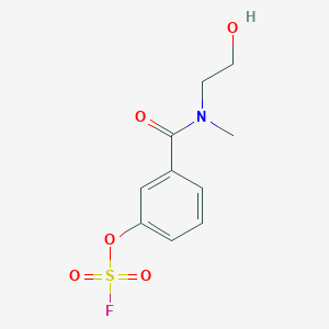 1-Fluorosulfonyloxy-3-[2-hydroxyethyl(methyl)carbamoyl]benzene