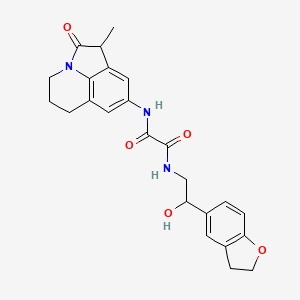 N1-(2-(2,3-dihydrobenzofuran-5-yl)-2-hydroxyethyl)-N2-(1-methyl-2-oxo-2,4,5,6-tetrahydro-1H-pyrrolo[3,2,1-ij]quinolin-8-yl)oxalamide