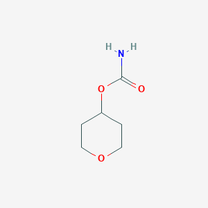 molecular formula C6H11NO3 B2824775 oxan-4-yl carbamate CAS No. 1795487-95-4