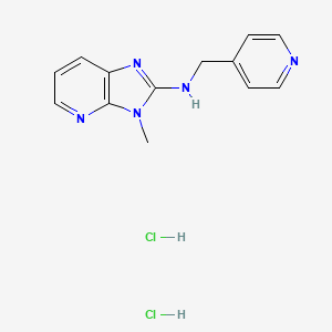 3-methyl-N-(pyridin-4-ylmethyl)-3H-imidazo[4,5-b]pyridin-2-amine dihydrochloride