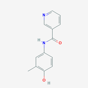molecular formula C13H12N2O2 B2824839 N-(4-hydroxy-3-methylphenyl)pyridine-3-carboxamide CAS No. 1510533-24-0