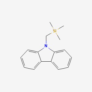 molecular formula C16H19NSi B2824861 9-[(trimethylsilyl)methyl]-9H-carbazole CAS No. 75511-17-0
