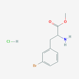 molecular formula C10H13BrClNO2 B2825015 L-Phe(3-Br)-OMe HCl CAS No. 189892-26-0