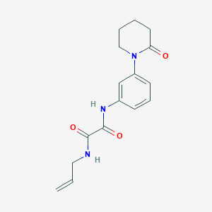 B2825041 N1-allyl-N2-(3-(2-oxopiperidin-1-yl)phenyl)oxalamide CAS No. 941873-52-5