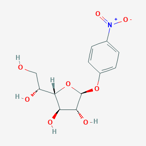molecular formula C₁₂H₁₅NO₈ B028251 4-nitrophenyl beta-D-galactofuranoside CAS No. 100645-45-2