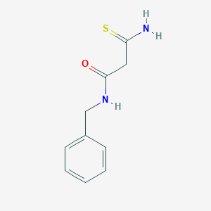 molecular formula C10H12N2OS B028252 3-amino-N-benzyl-3-thioxopropanamide CAS No. 102817-84-5
