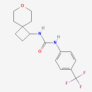1-(7-Oxaspiro[3.5]nonan-1-yl)-3-(4-(trifluoromethyl)phenyl)urea