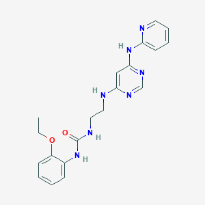 1-(2-Ethoxyphenyl)-3-(2-((6-(pyridin-2-ylamino)pyrimidin-4-yl)amino)ethyl)urea