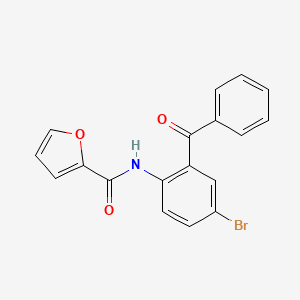 N-(2-benzoyl-4-bromophenyl)furan-2-carboxamide