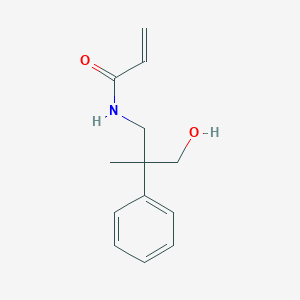 N-(3-Hydroxy-2-methyl-2-phenylpropyl)prop-2-enamide