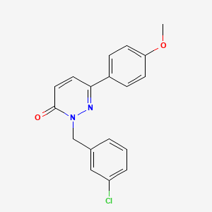 2-(3-chlorobenzyl)-6-(4-methoxyphenyl)pyridazin-3(2H)-one