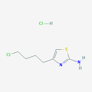 4-(4-Chlorobutyl)-1,3-thiazol-2-amine;hydrochloride