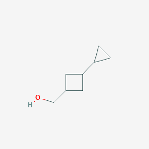 molecular formula C8H14O B2825769 (3-Cyclopropylcyclobutyl)methanol CAS No. 1782799-64-7